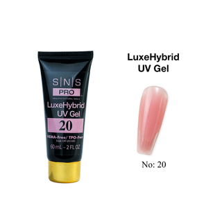 SNS Pro LuxeHybrid UV Gel - 20 - HEMA & TPO Free - 60ml