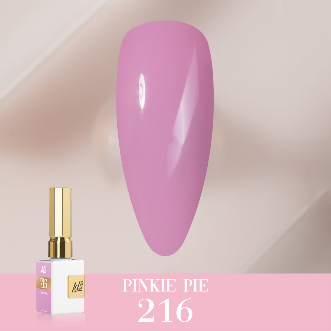 LDS Color Craze Collection - 216 Pinkie Pie - Gel Polish 0.5oz