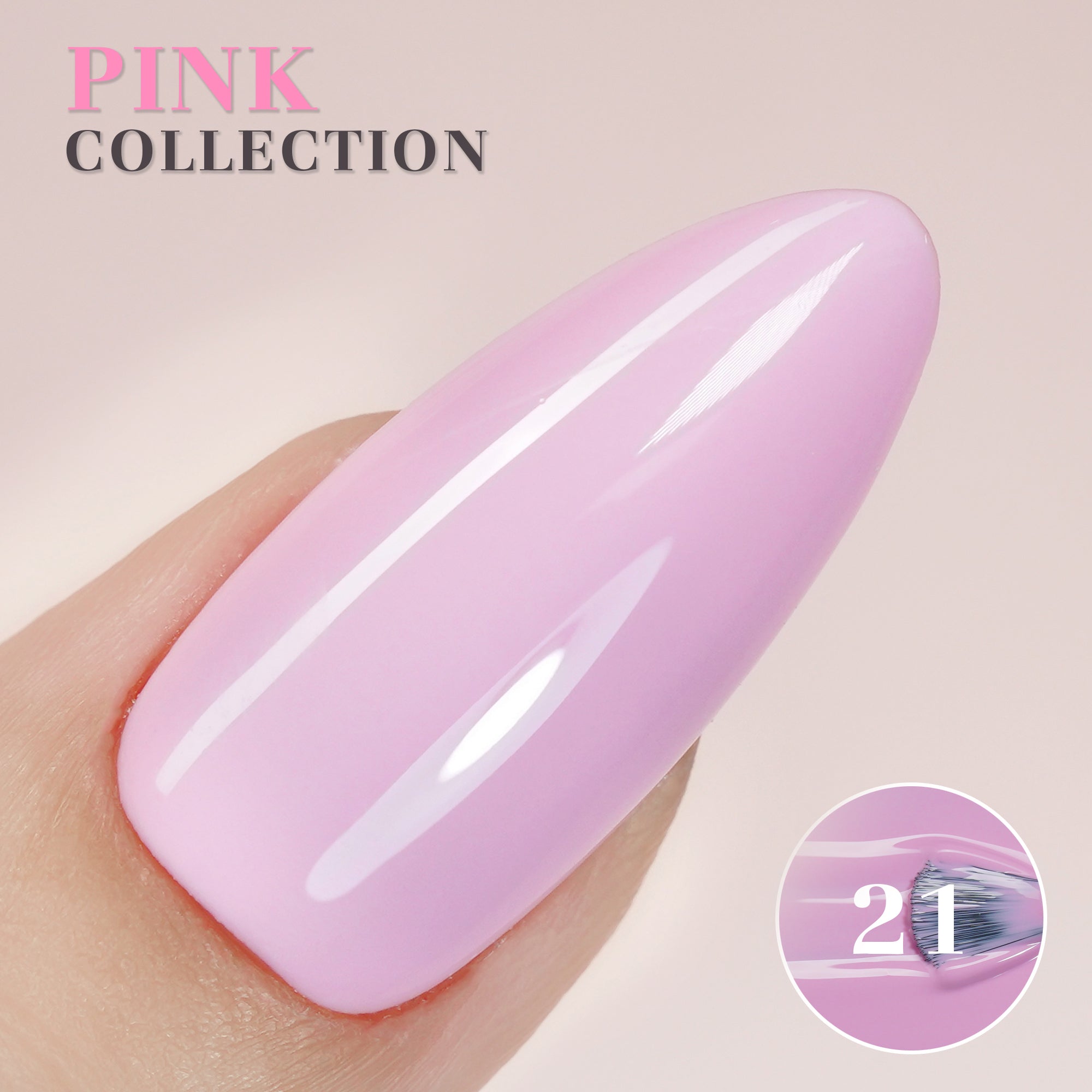 LAVIS P21 - Gel Polish 0.5oz - Pink Collection