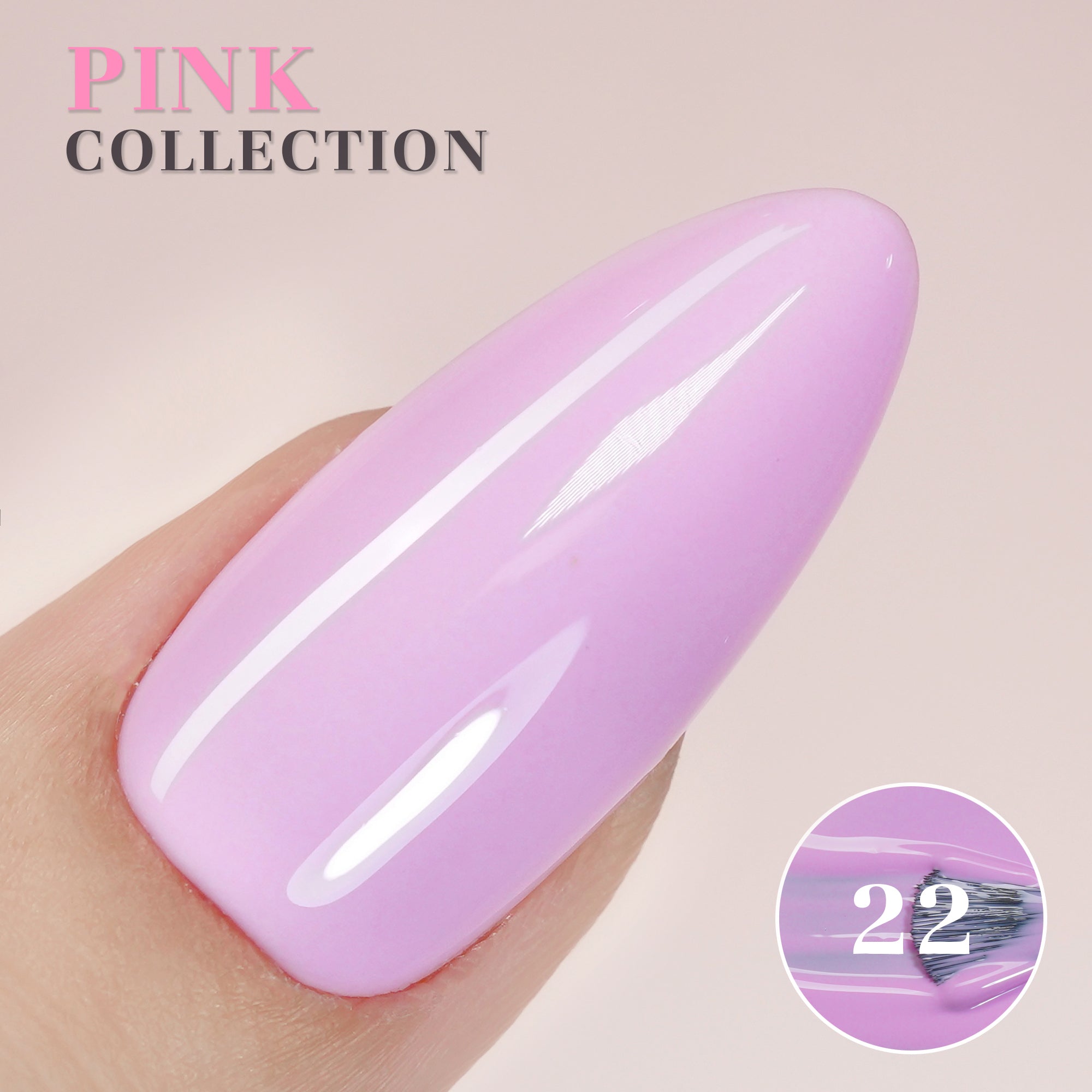 LAVIS P22 - Gel Polish 0.5oz - Pink Collection