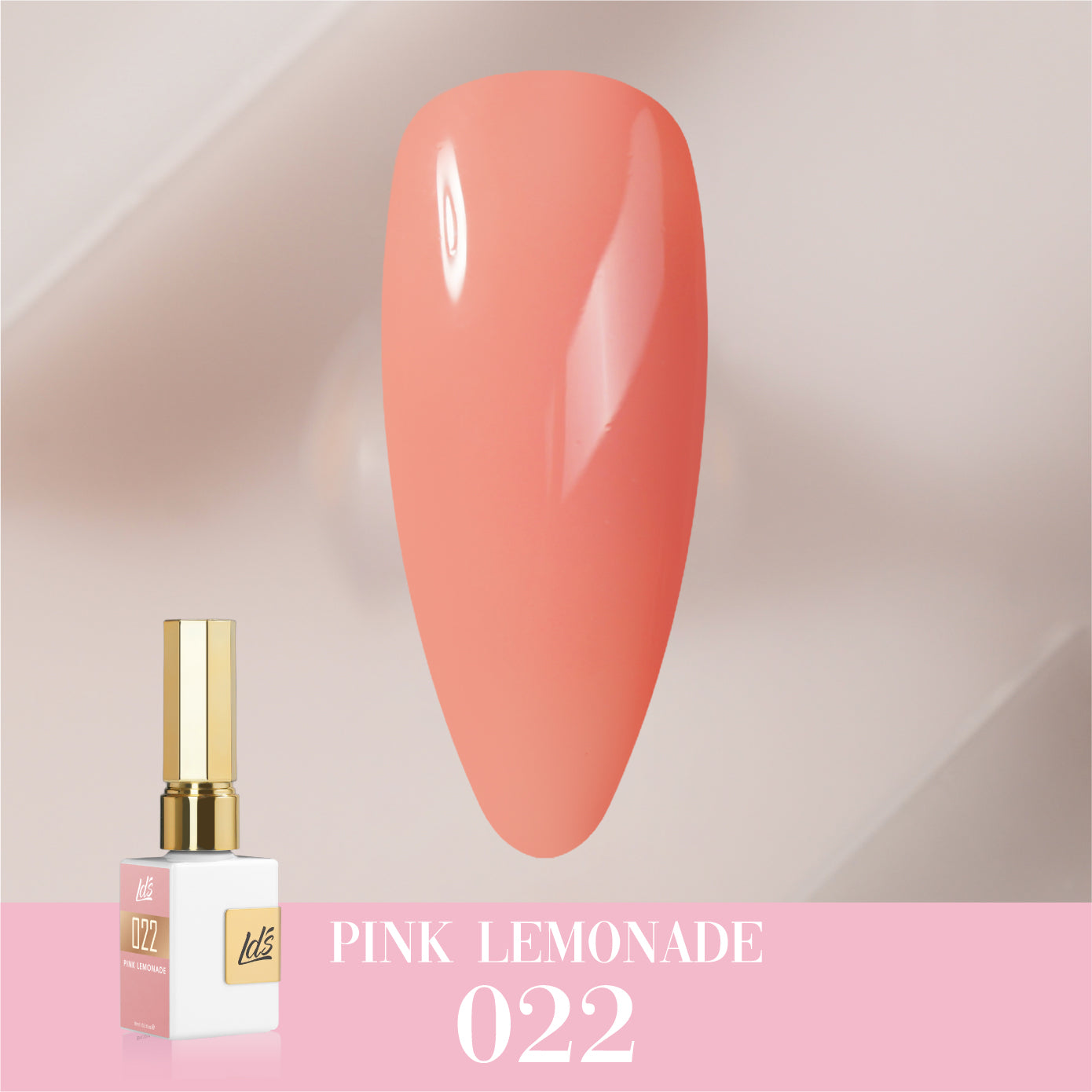 LDS Color Craze Collection - 022 Pink Lemonade - Gel Polish 0.5oz