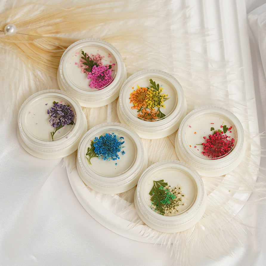 6 Dried Flowers for Nail Art Decoration