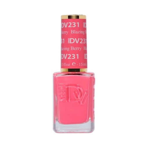 DND DIVA Nail Lacquer - 231 Blazing Berry