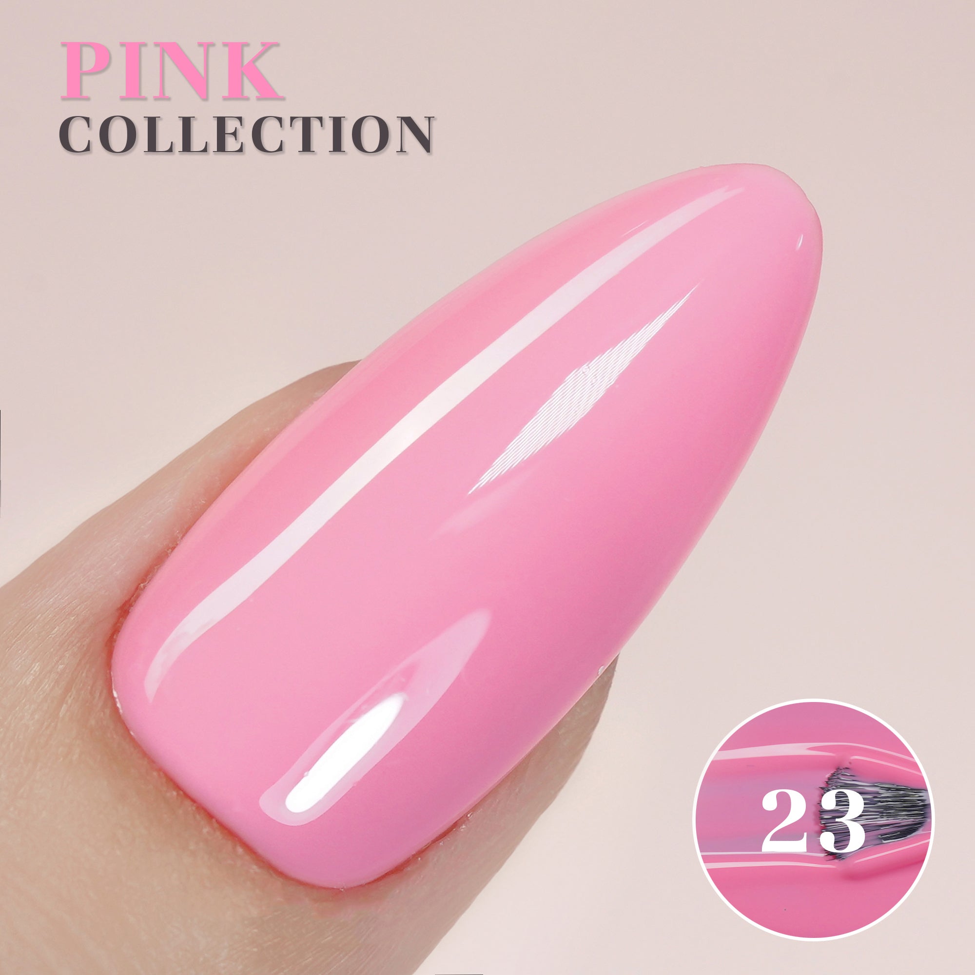 LAVIS P23 - Gel Polish 0.5oz - Pink Collection