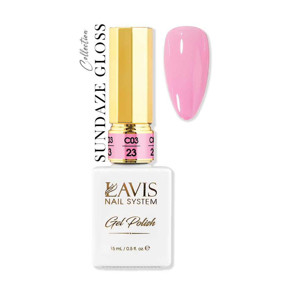 LAVIS C03 - 23 - Gel Polish 0.5 oz - Sundaze Gloss Collection