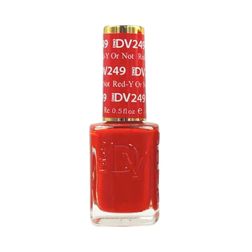 DND DIVA Nail Lacquer - 249 Red-Y Or Not