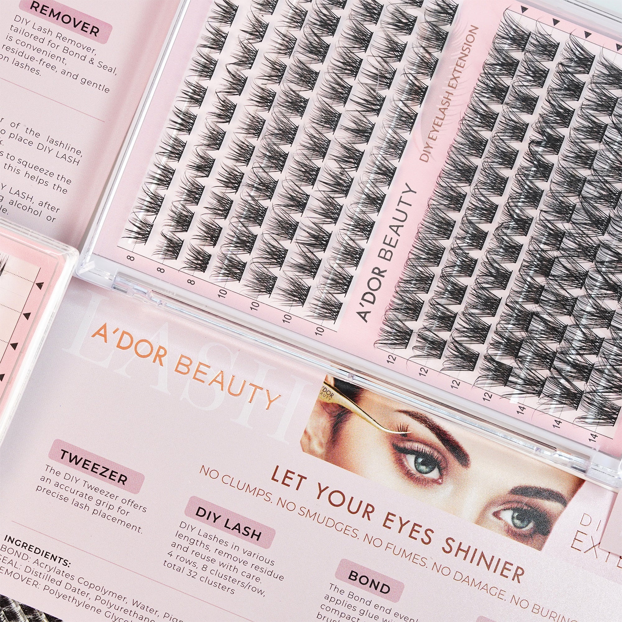 A’dor Beauty Diy Eyelash Extension - D04