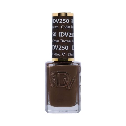 DND DIVA Nail Lacquer - 250 Cedar Brown