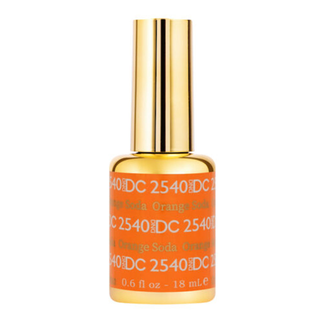 DND DC Gel Nail Polish Duo - 2540 Orange Soda - Free Spirit Collection