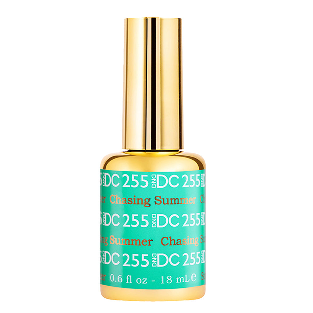 DND DC Gel Nail Polish Duo - 255 Mint Colors - Chasing Summer