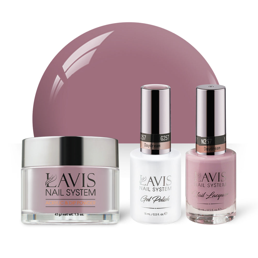 LAVIS 3 in 1 - 257 Daydream - Acrylic & Dip Powder, Gel & Lacquer