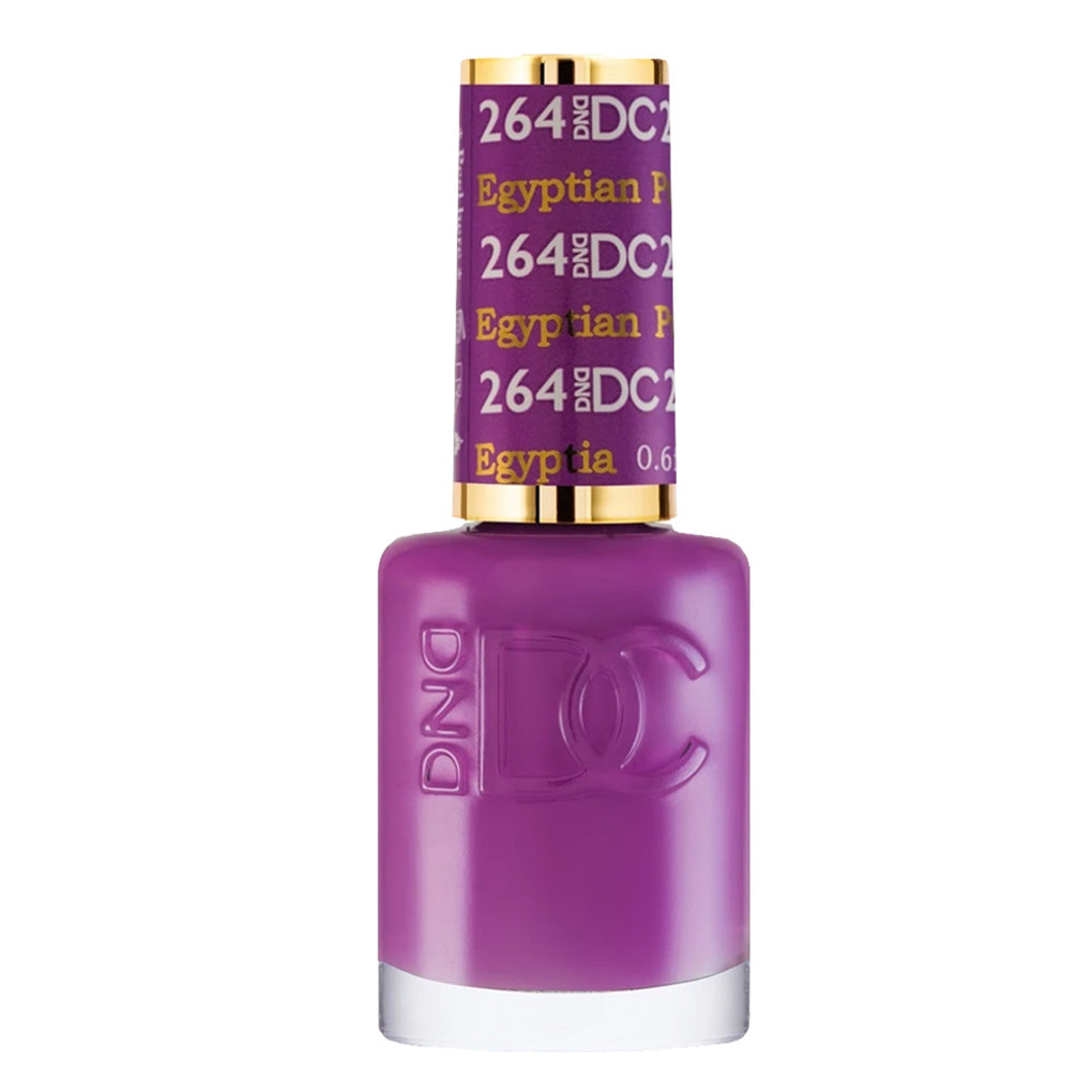 DND DC Gel Nail Polish Duo - 264 Purple Colors - Egyptian Purple