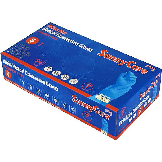 Sunnycare Nitrile Medical Examination Gloves -  Size S