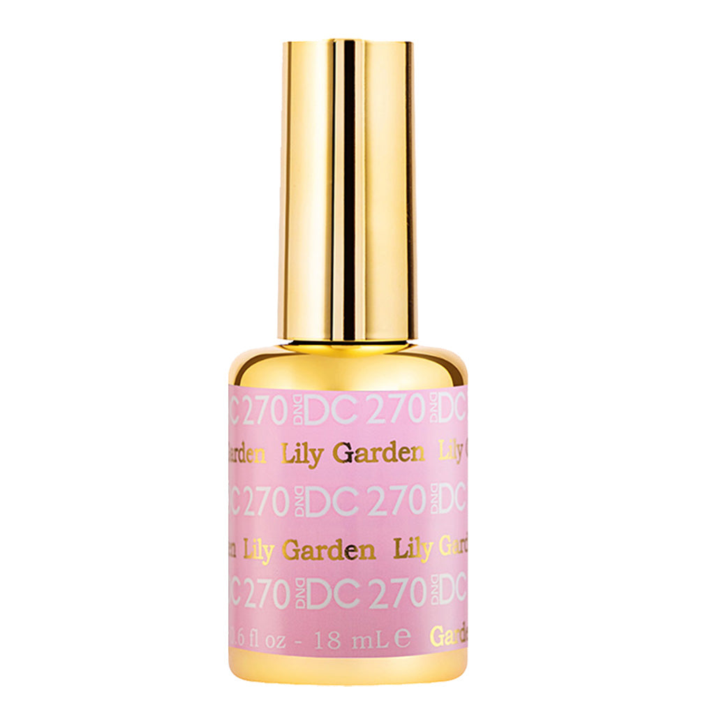 DND DC Gel Nail Polish Duo - 270 Pink Colors - Lily Garden