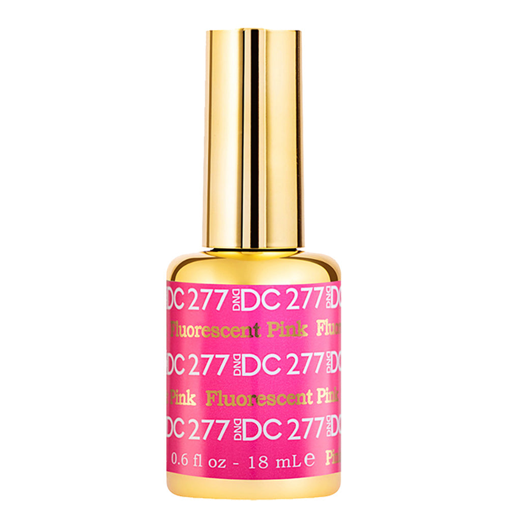 DND DC Gel Nail Polish Duo - 277 Pink Colors - Fluorescent Pink
