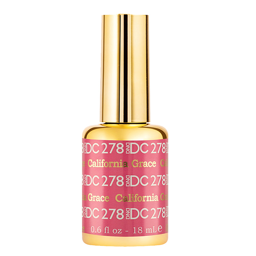 DND DC Gel Nail Polish Duo - 278 Pink Colors - California Grace