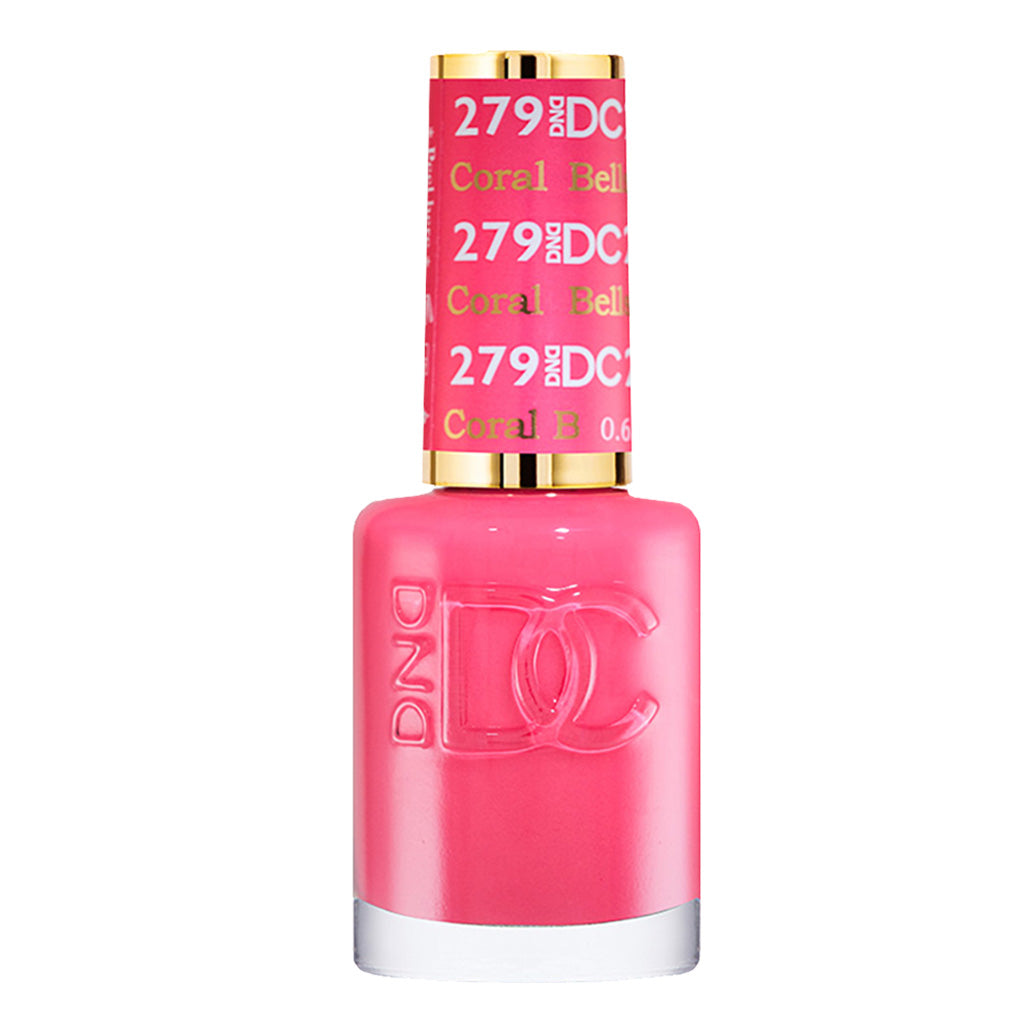 DND DC Gel Nail Polish Duo - 279 Pink Colors - Coral Bells