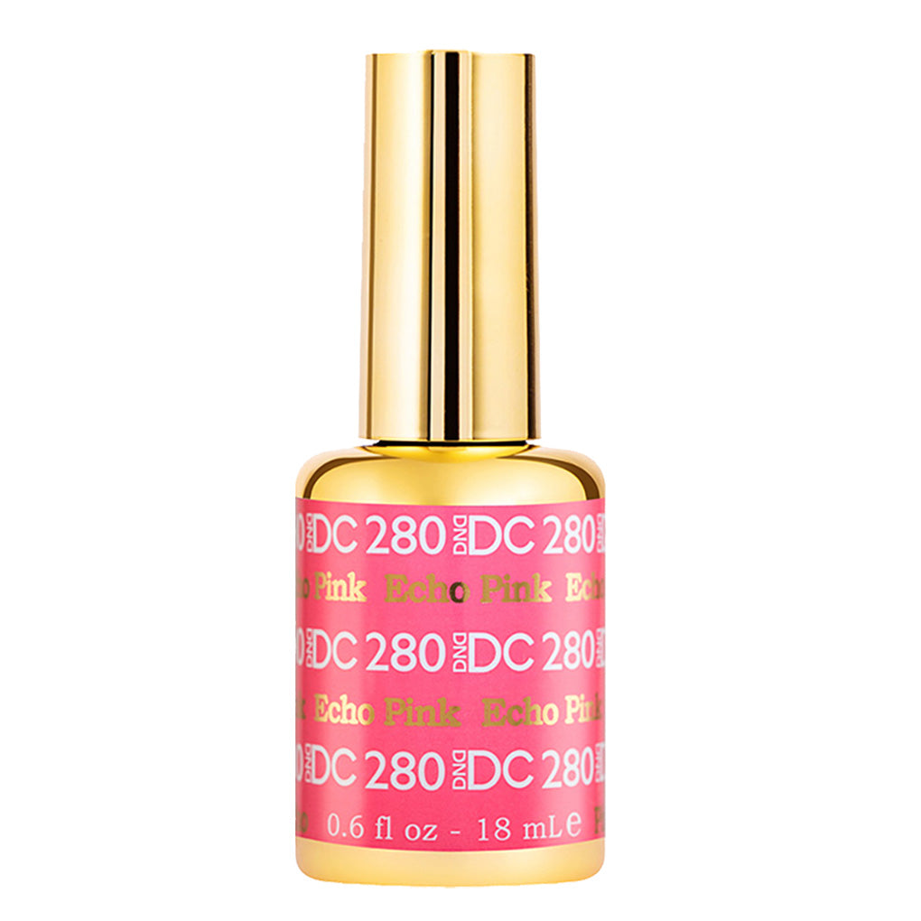 DND DC Gel Nail Polish Duo - 280 Pink Colors - Echo Pink