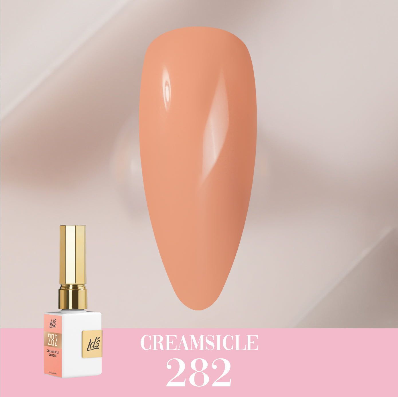 LDS Color Craze Collection - 282 Creamsicle Delight - Gel Polish 0.5oz