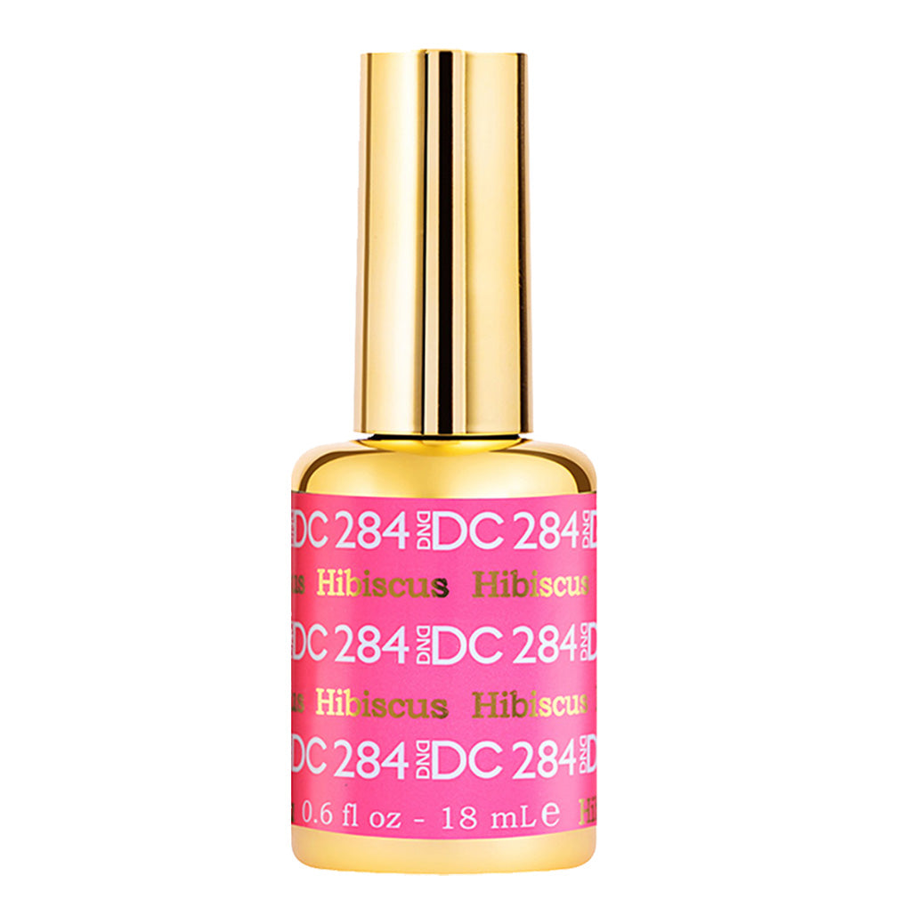 DND DC Gel Nail Polish Duo - 284 Pink Colors - Hibiscus