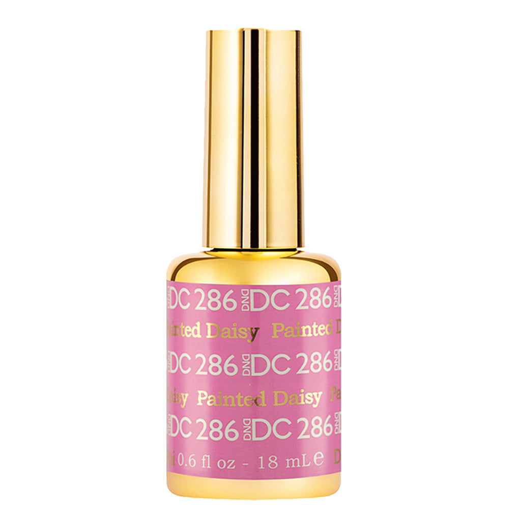 DND DC Gel Nail Polish Duo - 286 Pink Colors - Painted Daisy