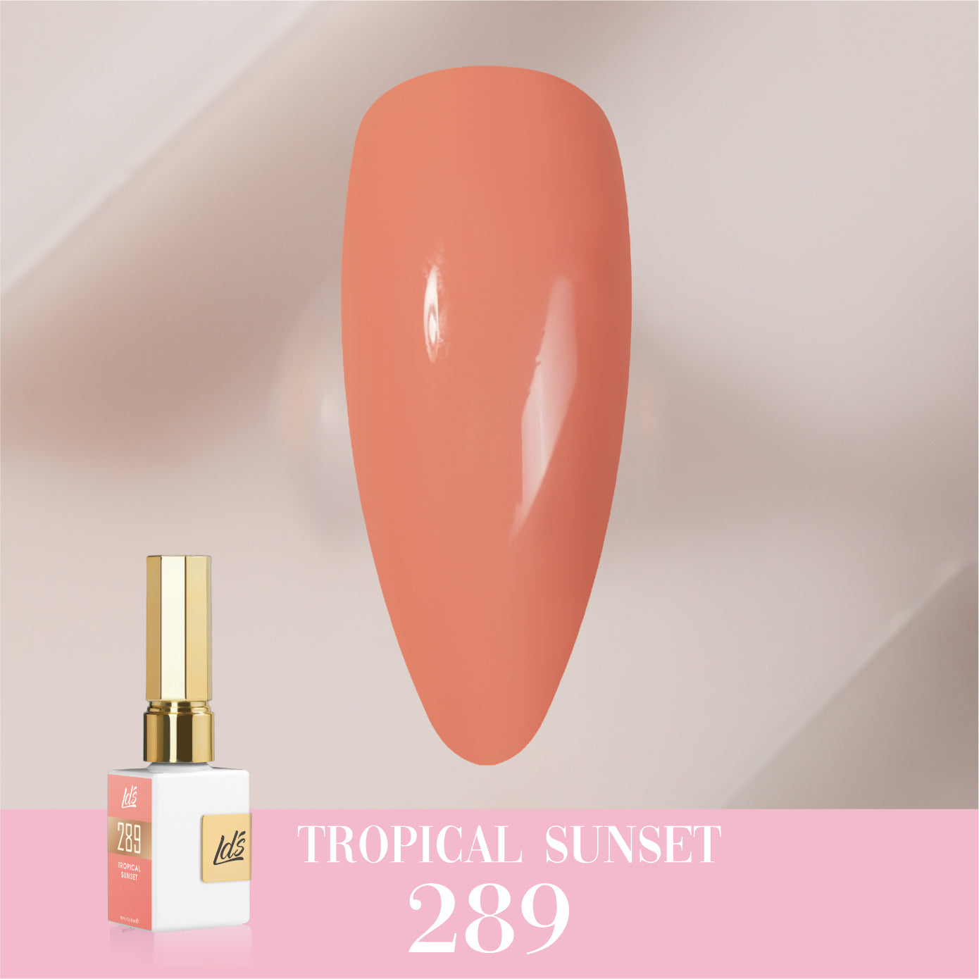 LDS Color Craze Collection - 289 Tropical Sunset - Gel Polish 0.5oz