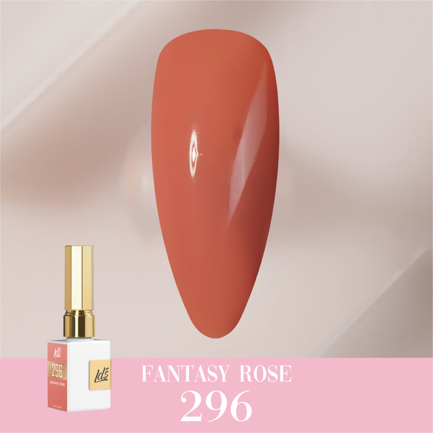 LDS Color Craze Collection - 296 Fantasy Rose - Gel Polish 0.5oz