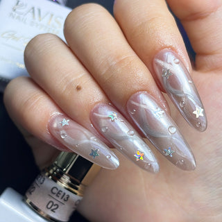 LAVIS 9D Cat Eyes CE13 (Ver2) - 02 - Gel Polish 0.5 oz - Moonlit Mirage Collection