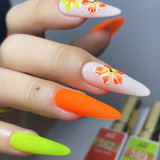 LDS Color Craze Gel Nail Polish - 562 Lava Burst