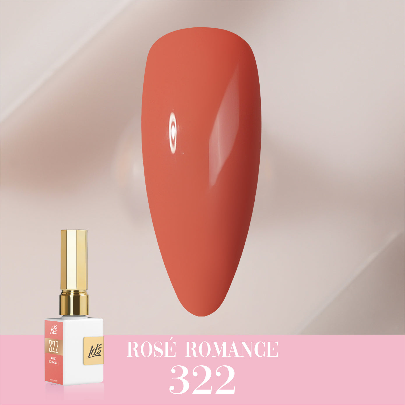 LDS Color Craze Collection - 322 Rosé Romance - Gel Polish 0.5oz