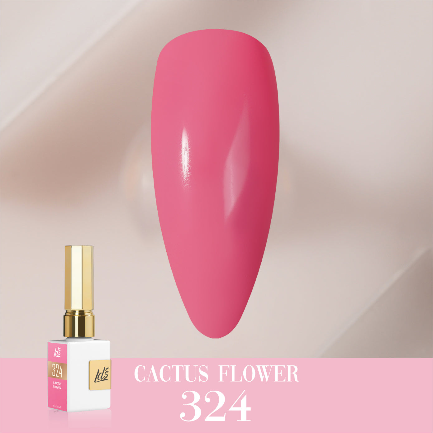 LDS Color Craze Collection - 324 Cactus Flower - Gel Polish 0.5oz