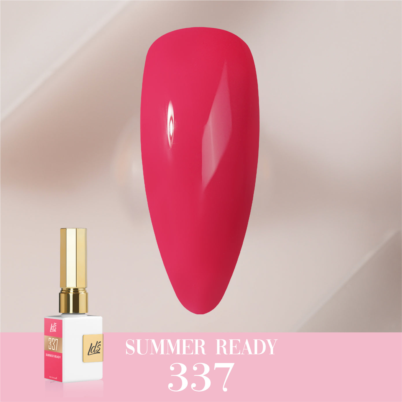 LDS Color Craze Collection - 337 Summer Ready - Gel Polish 0.5oz