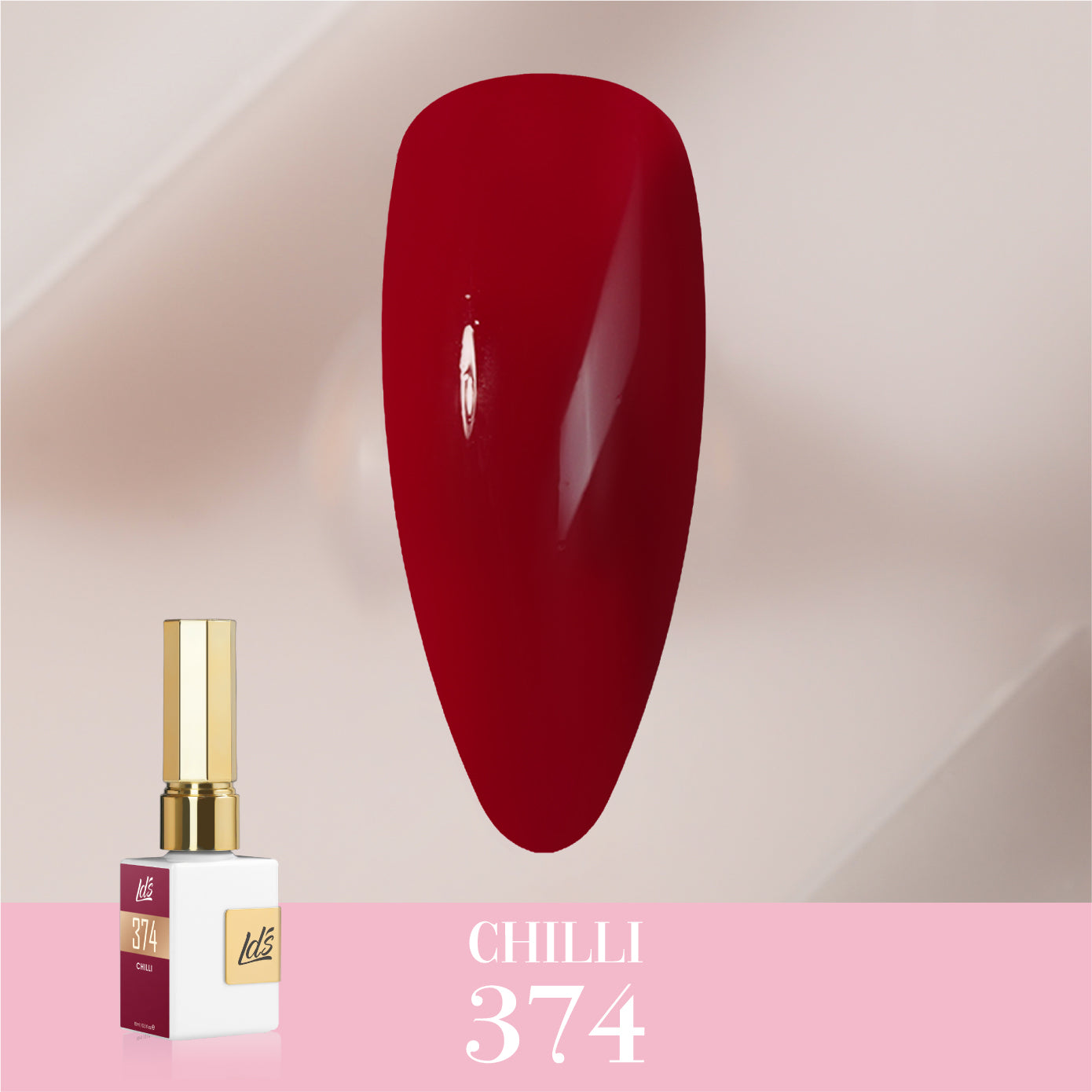 LDS Color Craze Collection - 374 Chilli - Gel Polish 0.5oz