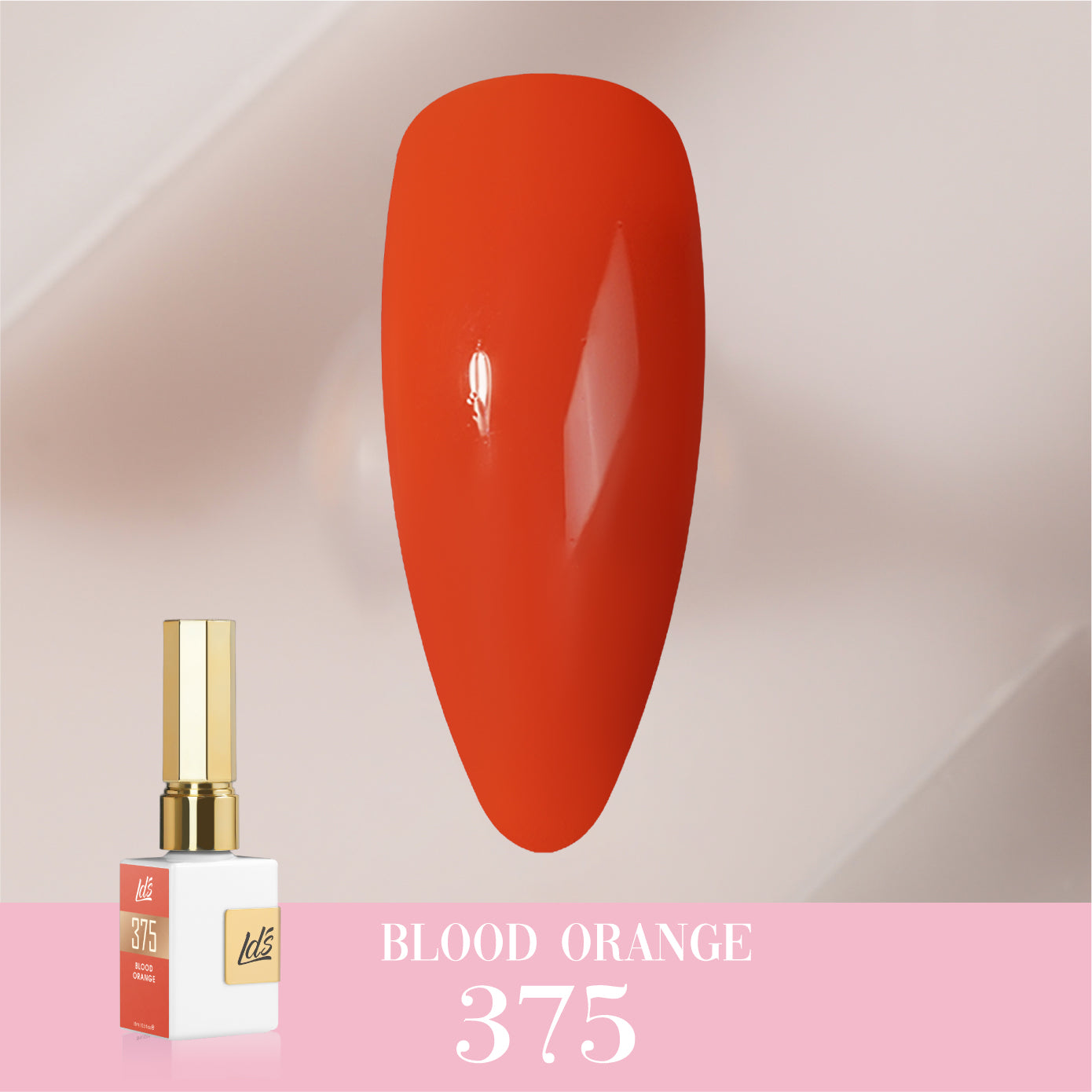 LDS Color Craze Collection - 375 Blood Orange - Gel Polish 0.5oz
