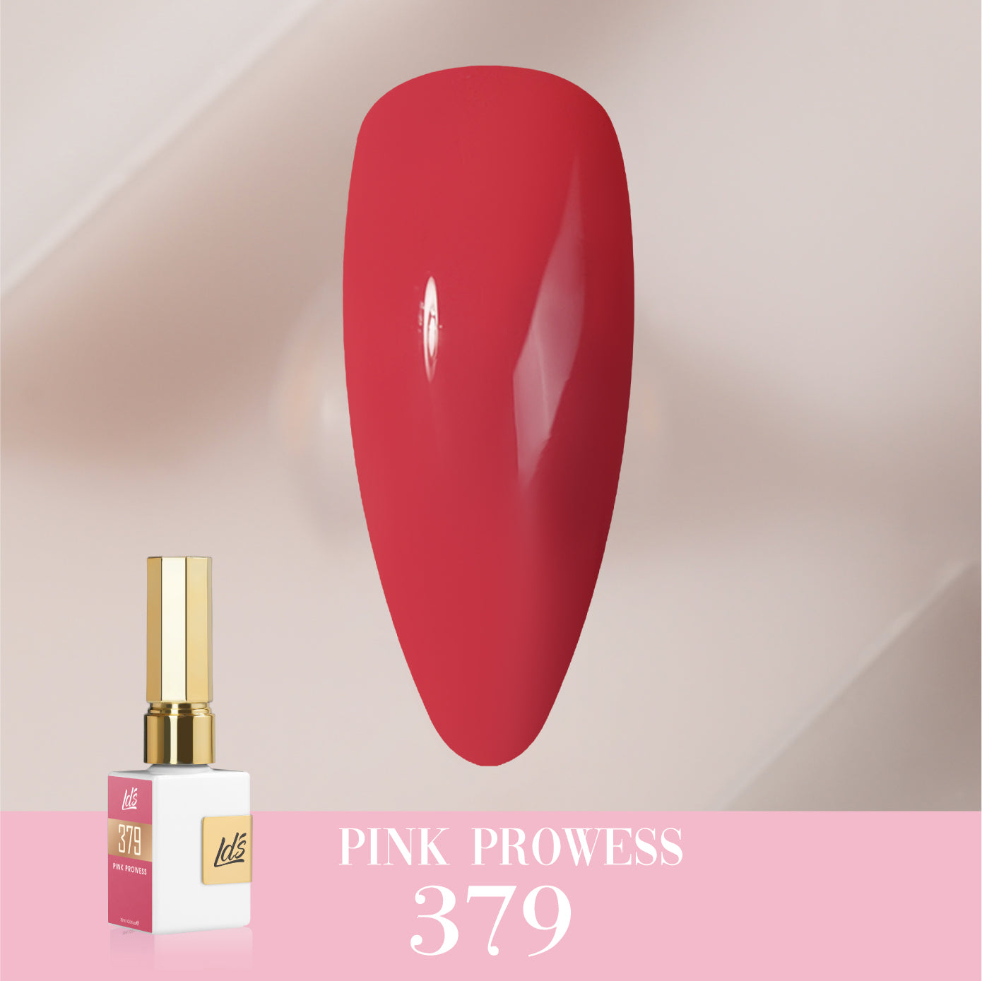 LDS Color Craze Collection - 379 Pink Prowess - Gel Polish 0.5oz