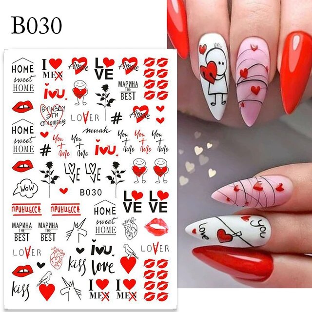  Nail Art Stickers - B030 by OTHER sold by DTK Nail Supply