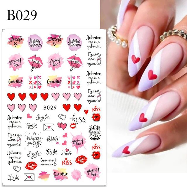  Nail Art Stickers - B029 by OTHER sold by DTK Nail Supply