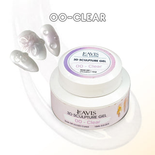 LAVIS 3D Sculpture Gel - 00 Clear 15g