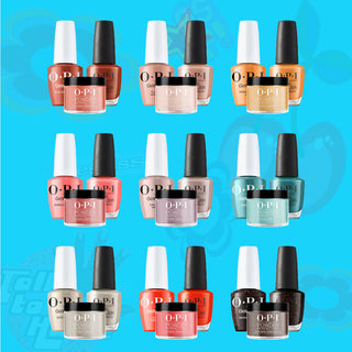 OPI 3 in 1 - Set 6 Colors - Dip, Gel & Lacquer Matching