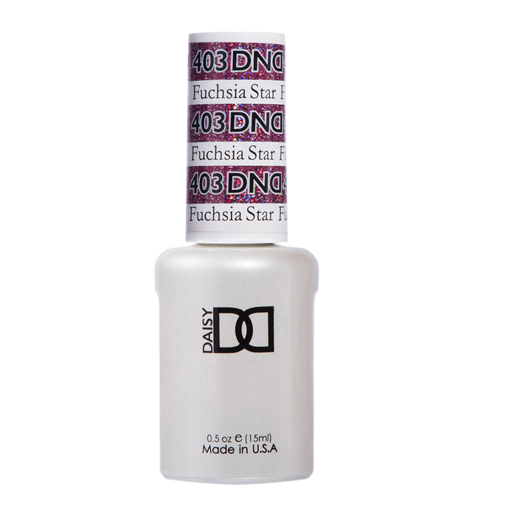 DND Gel Nail Polish Duo - 403 Pink Colors - Fuchsia Star