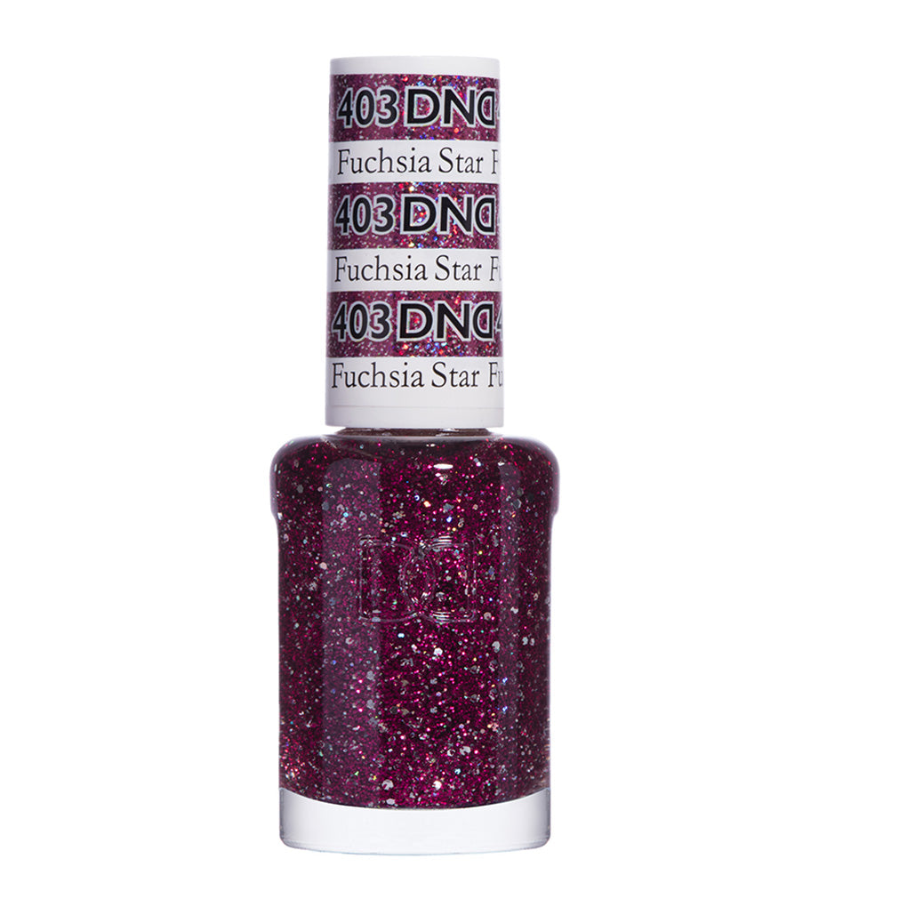 DND Gel Nail Polish Duo - 403 Pink Colors - Fuchsia Star