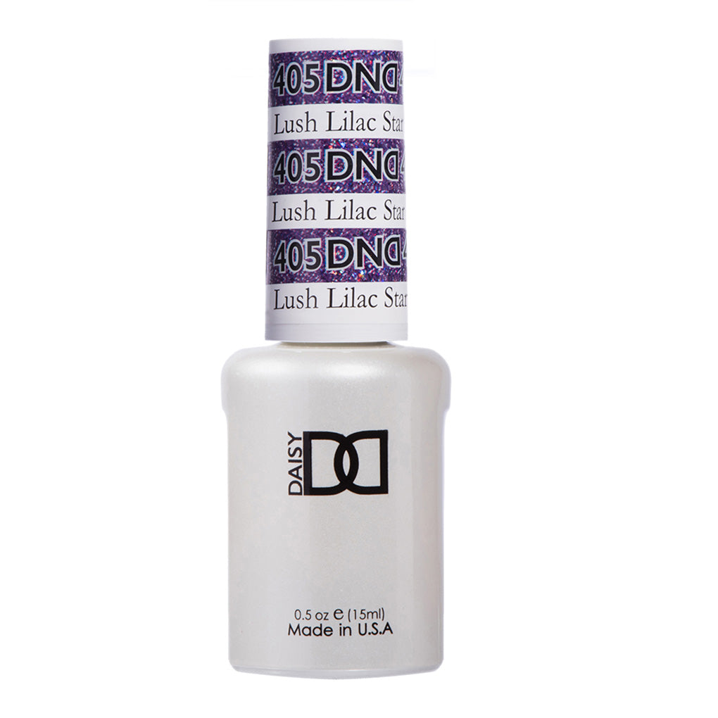 DND Gel Nail Polish Duo - 405 Purple Colors - Lush Lilac Star