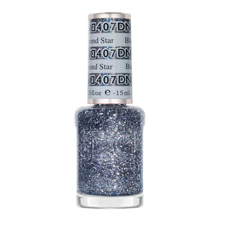 DND Nail Lacquer - 407 Black Diamond Star