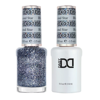 DND Gel Nail Polish - 407 Black Diamond Star