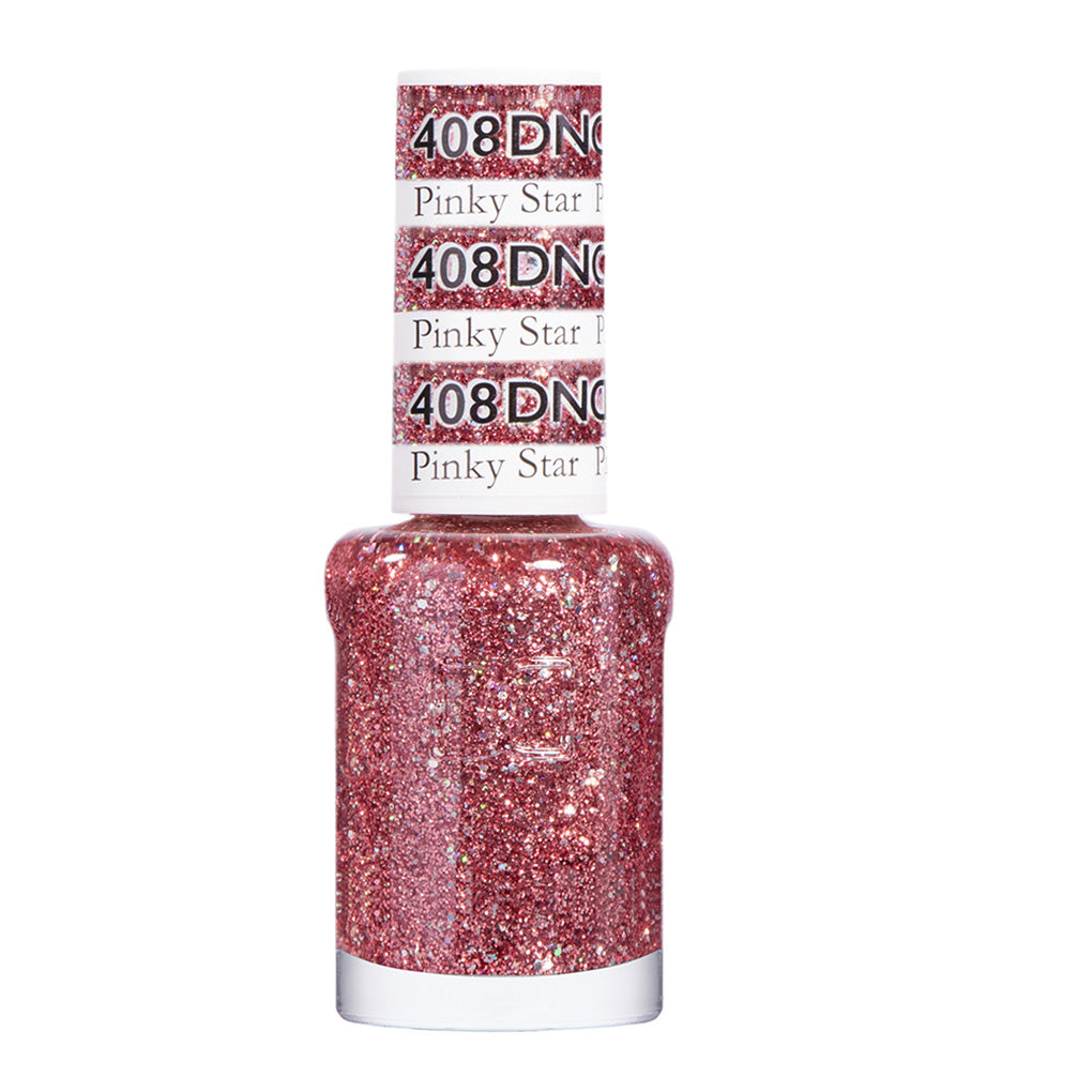 DND Gel Nail Polish Duo - 408 Pink Colors - Pinky Star