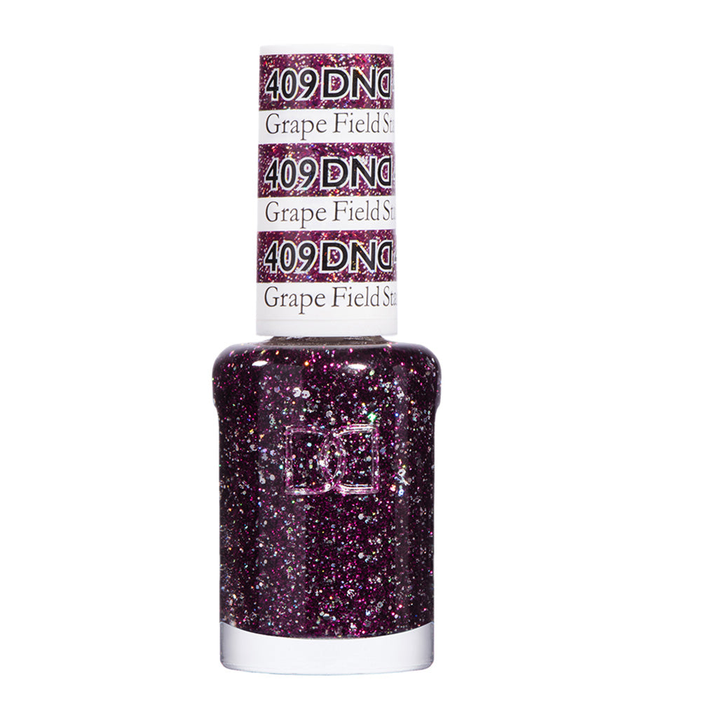 DND Gel Nail Polish Duo - 409 Purple Colors - Grape Field Star