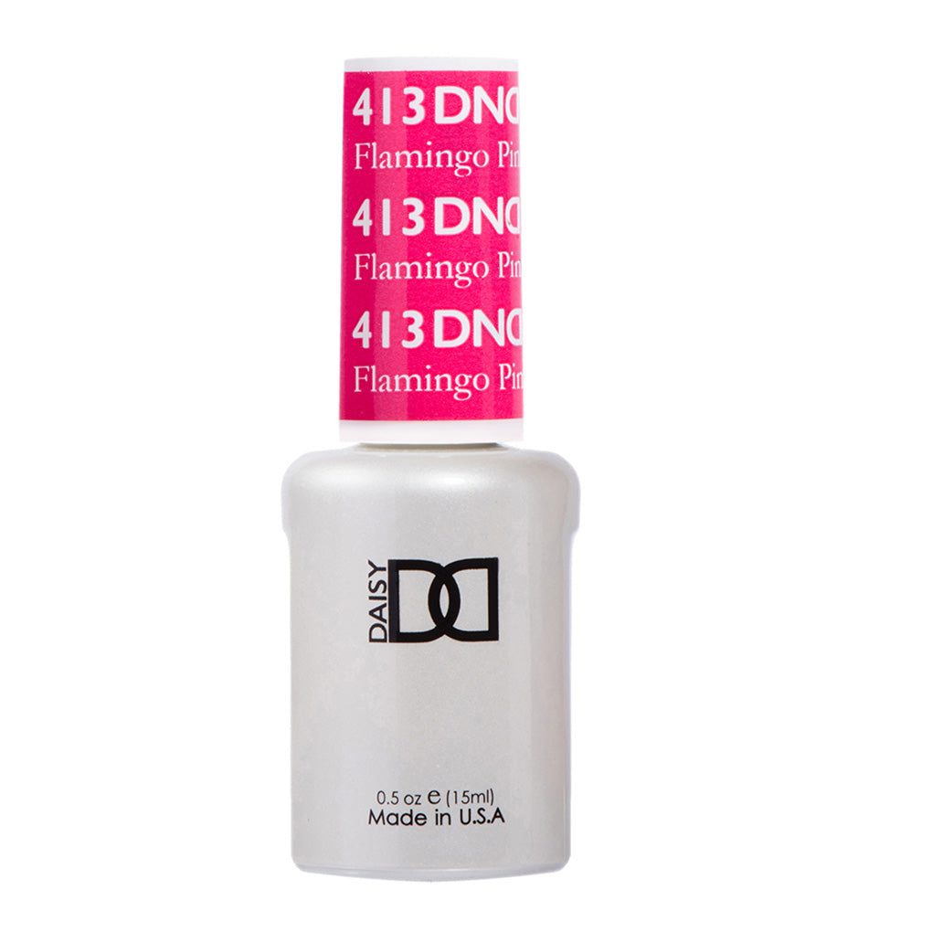 DND Gel Nail Polish Duo - 413 Pink Colors - Flamingo Pink