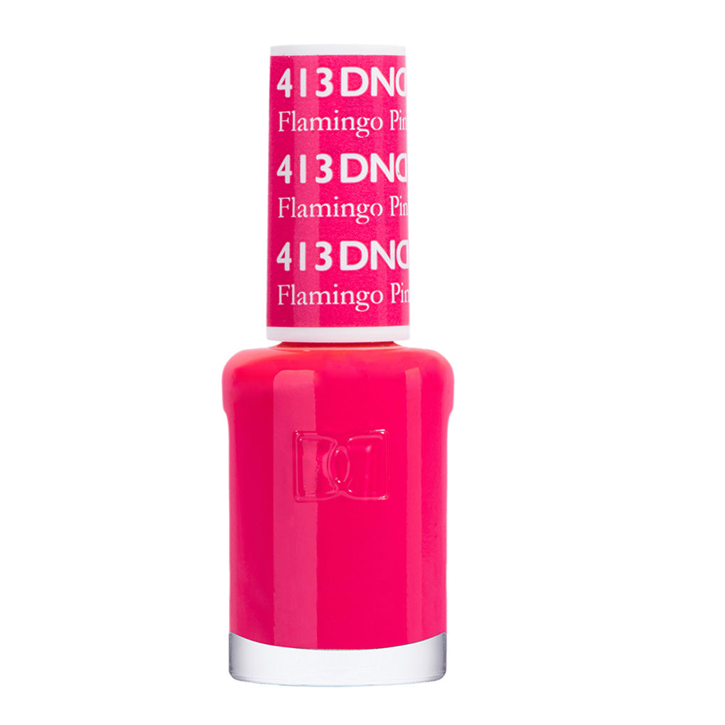 DND Gel Nail Polish Duo - 413 Pink Colors - Flamingo Pink