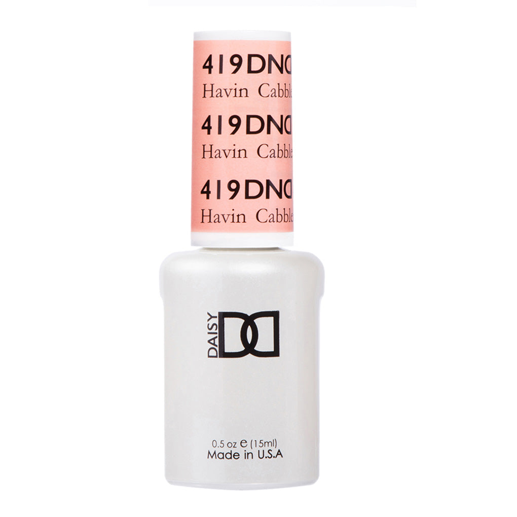 DND Gel Nail Polish Duo - 419 Coral Colors - Havin Cabbler