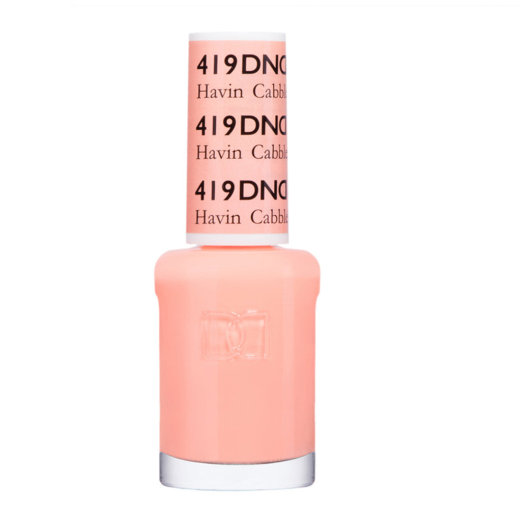 DND Gel Nail Polish Duo - 419 Coral Colors - Havin Cabbler